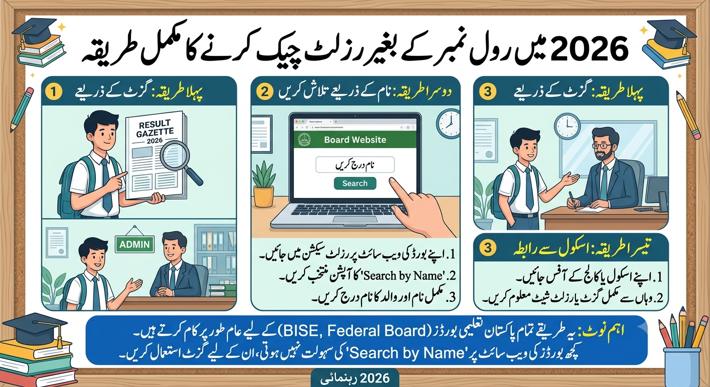 How to Check Result Without Roll Number in 2026 – Complete Step-by-Step Guide